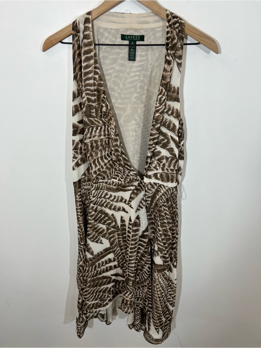 *missing belt* Lauren Ralph Lauren feather dress | size 12